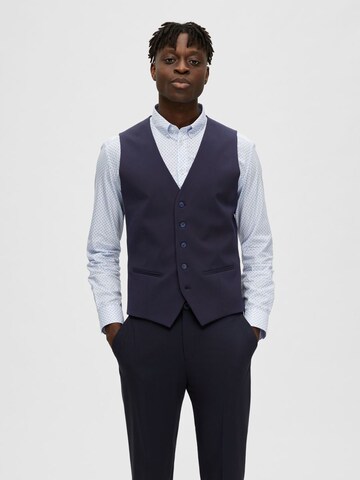 SELECTED HOMME Suit Vest in Blue: front