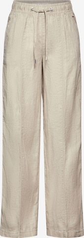 STREET ONE Loose fit Pleat-Front Pants in Beige: front