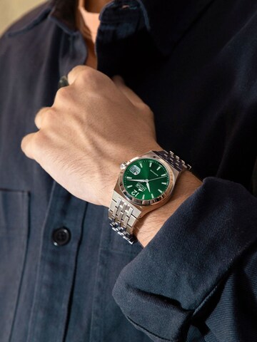 Lotus Analoog horloge in Groen