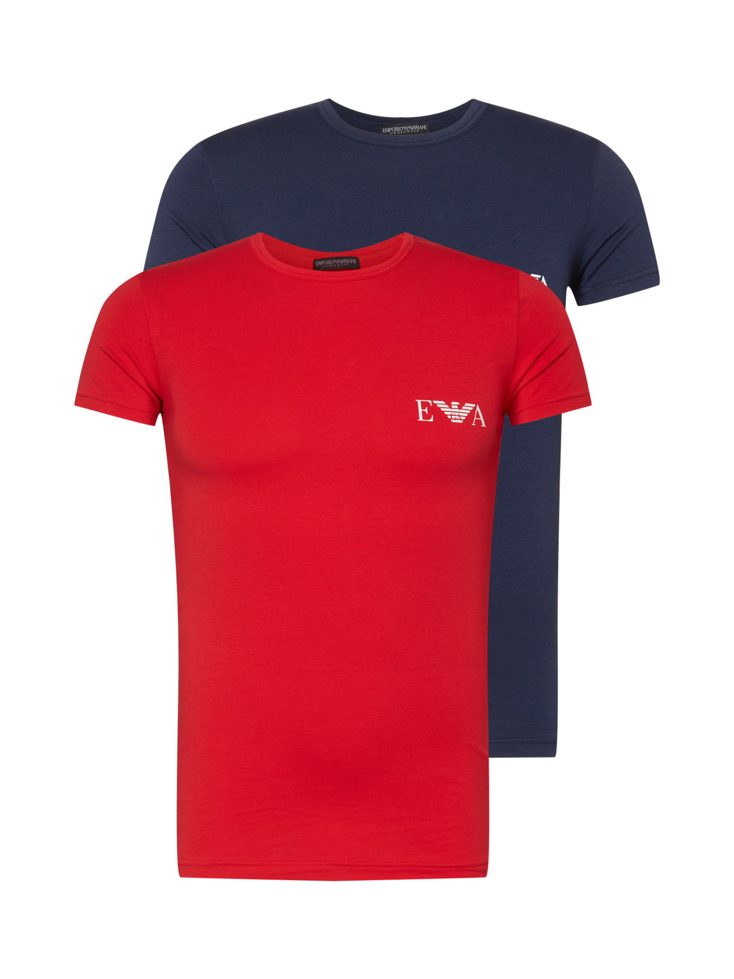 Emporio Armani Koszulka w kolorze Czerwony, Granatowym 