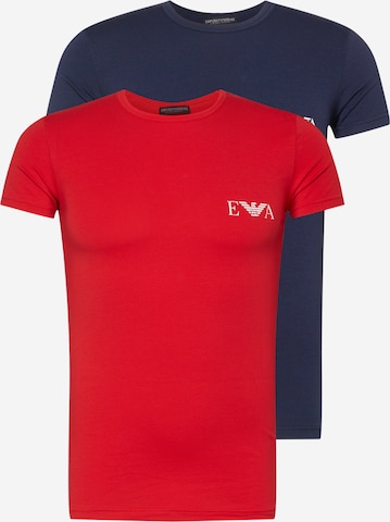 Emporio Armani - Camiseta en azul: frente