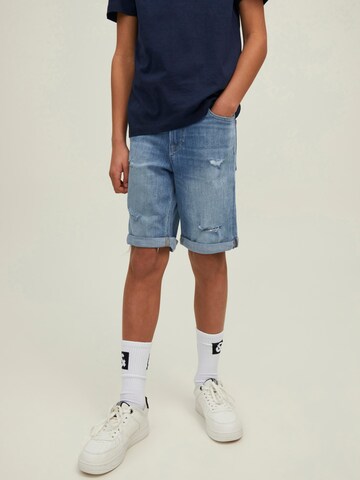 Jack & Jones Junior Slimfit Jeans 'Rick' i blå: forside