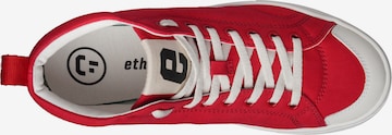 Ethletic High-Top Sneakers in Red