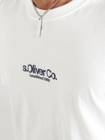 s.Oliver Μπλουζάκι σε λευκό