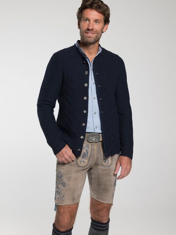 SPIETH & WENSKY Knit cardigan 'Gent' in Blue