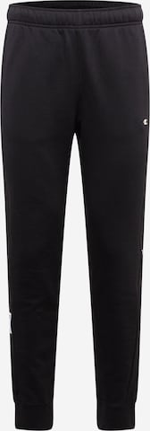 Champion Authentic Athletic Apparel Tapered Pants in Black: front