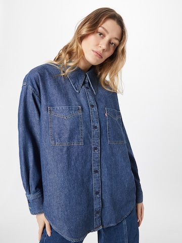 zils LEVI'S ® Blūze 'Jadon Denim Shirt': no priekšpuses