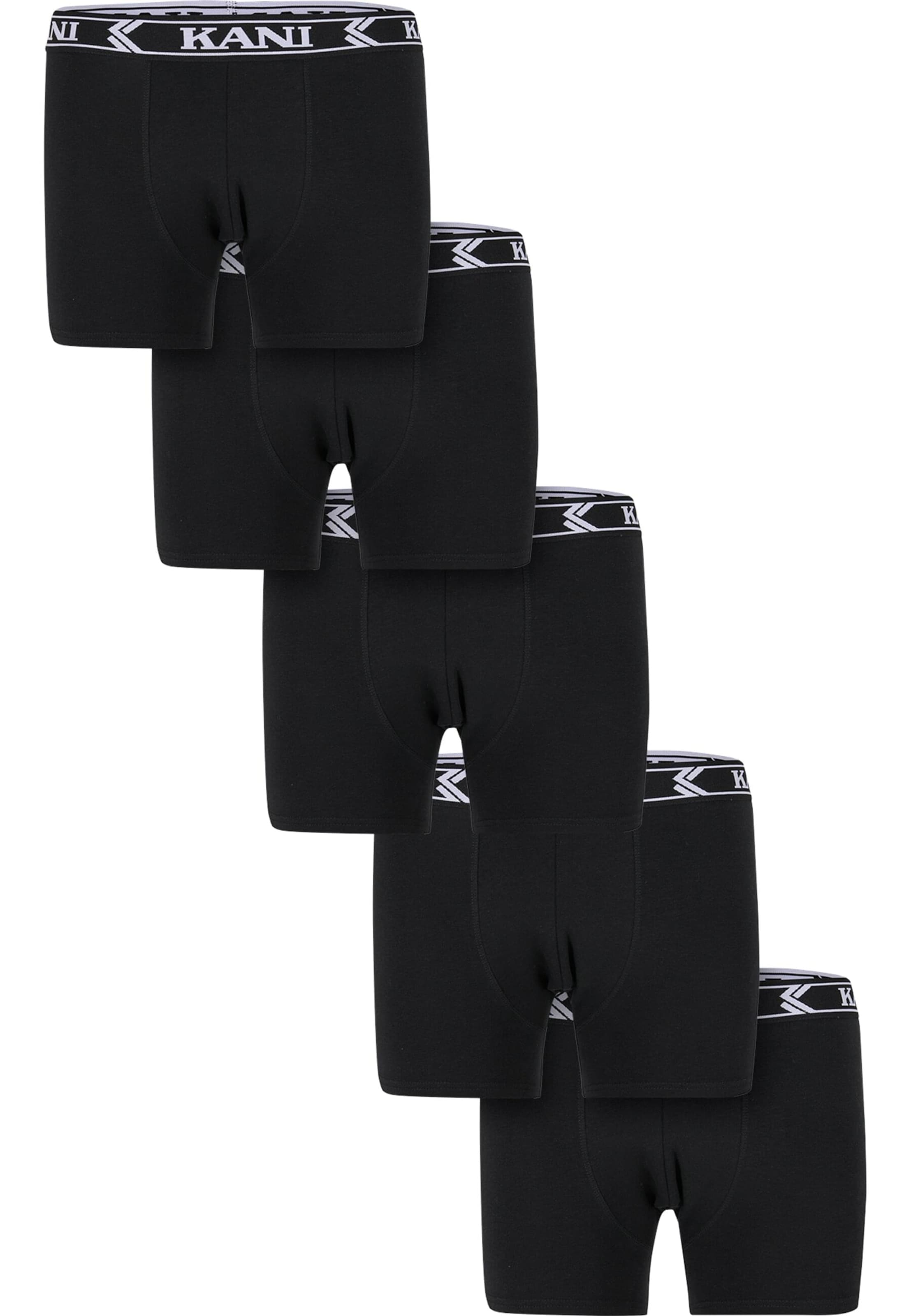 Boxer di Karl Kani in nero: frontale