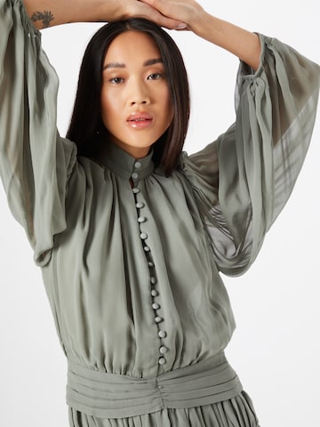 Rochie tip bluză 'Daxin' de la Ibana pe verde