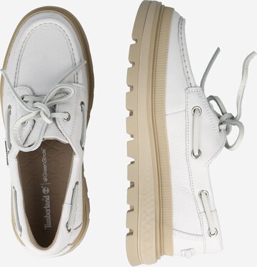 Mocassin 'Ray City Boat Shoe' TIMBERLAND en blanc