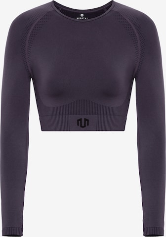 MOROTAI Toiminnallinen paita 'Naikan' värissä lila: etupuoli