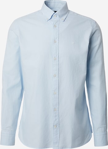 Hackett London Средняя посадка Рубашка в Синий: спереди