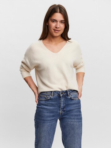 VERO MODA Pullover 'DOFFY' in Beige: predná strana