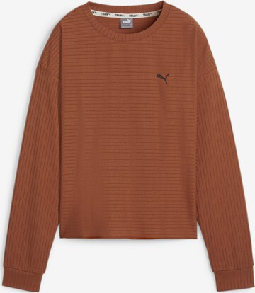 PUMA Sweatshirt in Brown: front