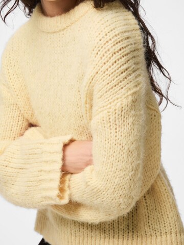 PIECES Pullover 'PCDorthea' in Gelb