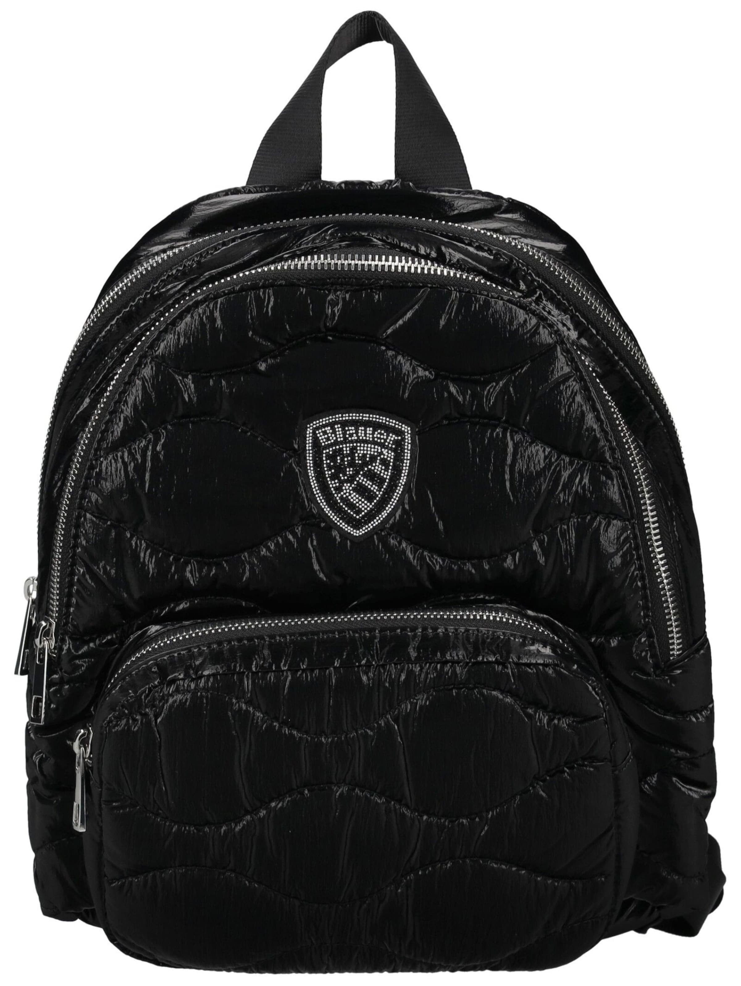 Blauer.USA Rucksack in Schwarz: Vorderseite