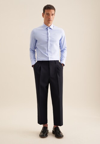 SEIDENSTICKER Slim fit Business shirt in Blue