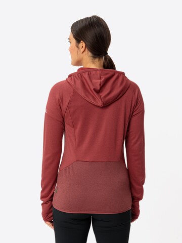 VAUDE Functionele fleece jas 'Tekoa II' in Rood