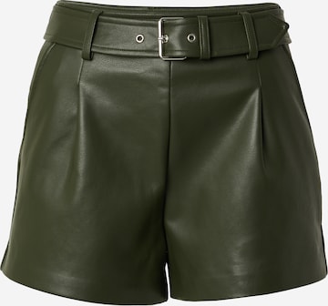 ABOUT YOU x Iconic by Tatiana Kucharova - Regular Calças com pregas 'Maja ' em verde: frente