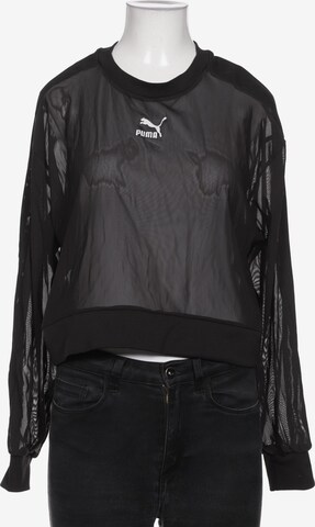 PUMA Langarmshirt M in Schwarz: predná strana