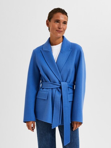 SELECTED FEMME Between-season jacket 'Tara' in Blue: front