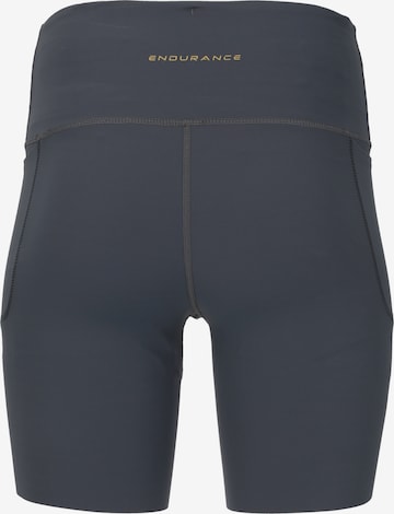 ENDURANCE Skinny Sportshorts 'Move' in Grau