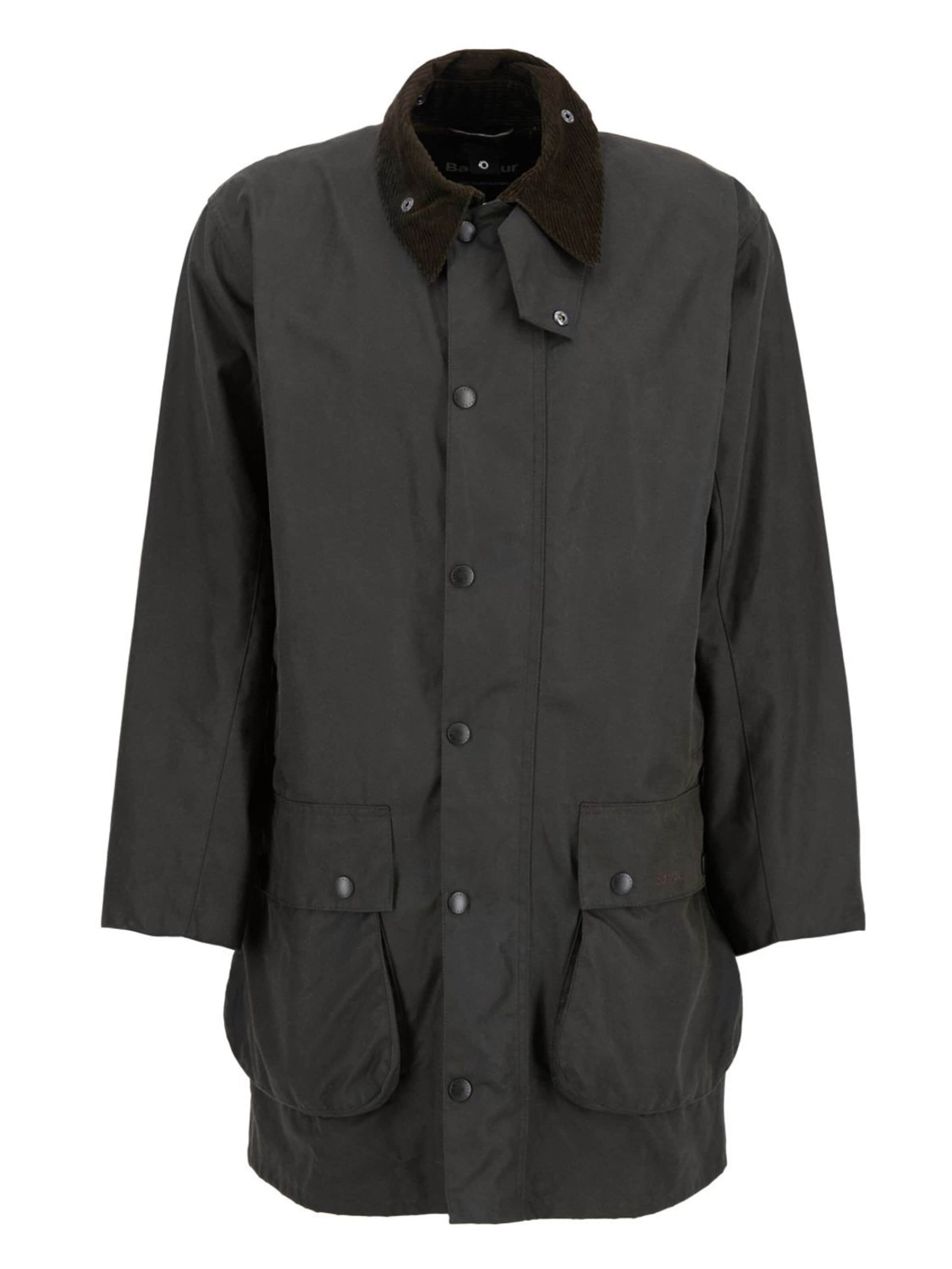 Barbour Winterjas 'Northumbria' in Groen: voorkant
