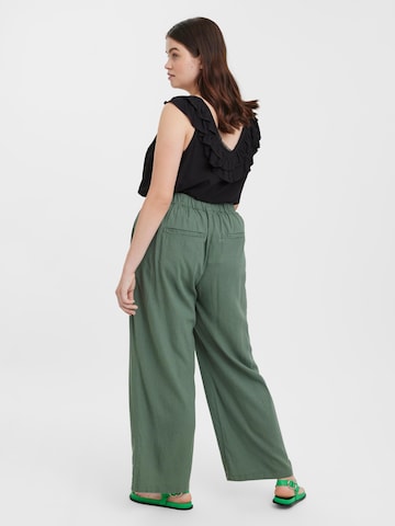 Vero Moda Curve Wide Leg Hose in Grün