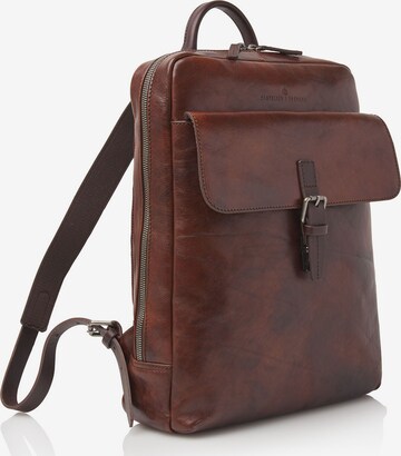 Castelijn & Beerens Laptop Bag 'Rien' in Brown