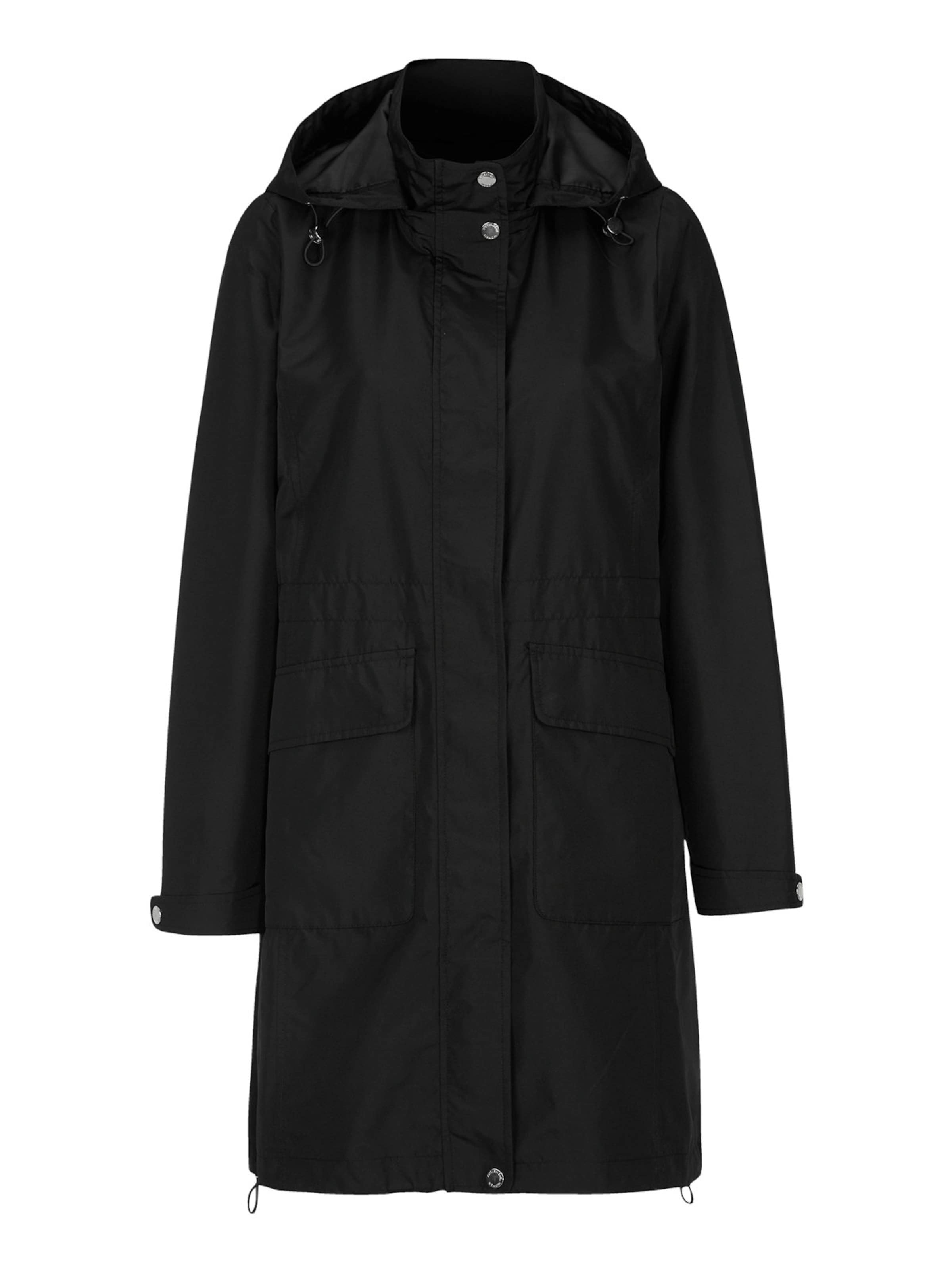 Parka mi-saison Cellbes of Sweden en noir : devant