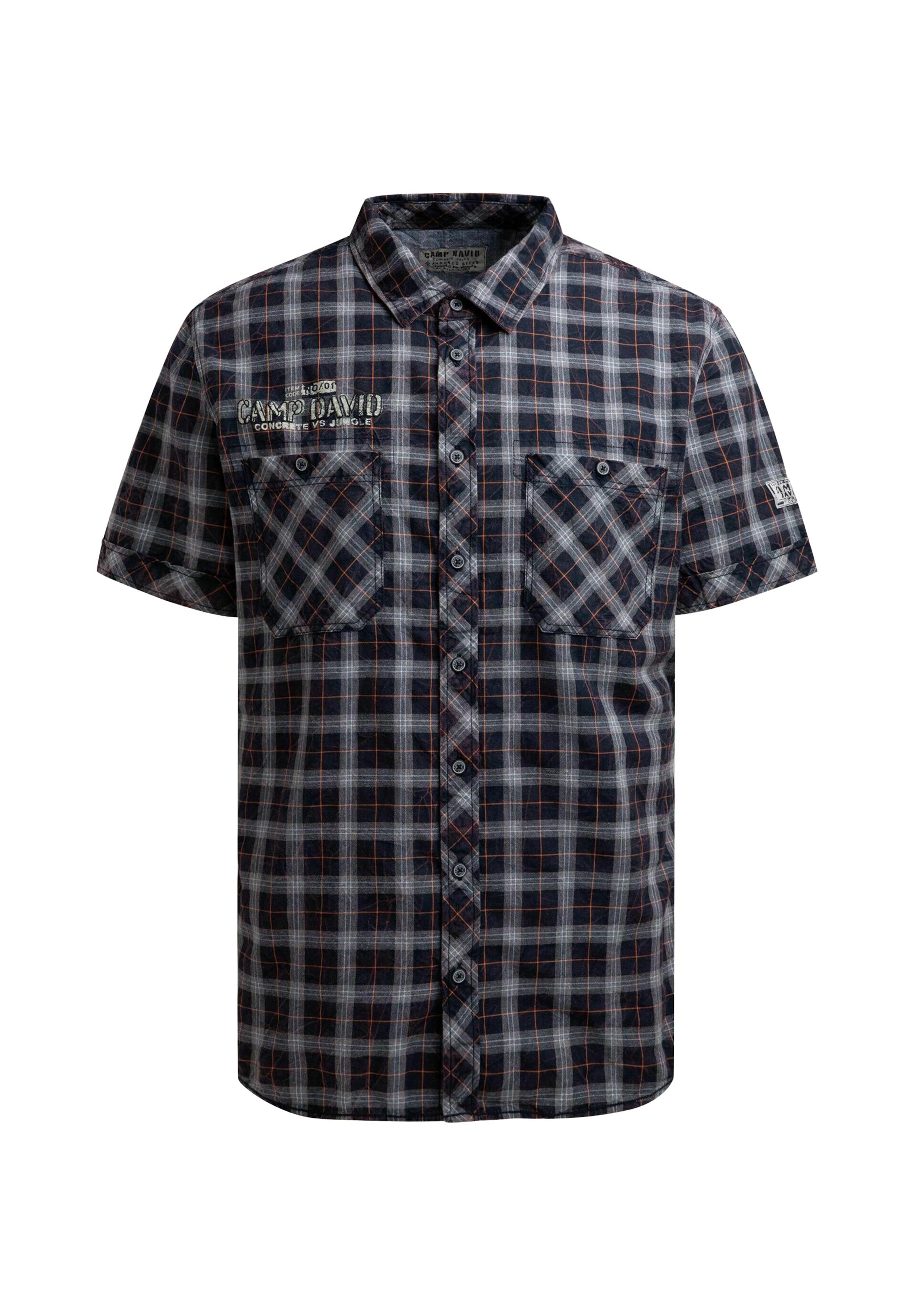 Regular fit Camicia di CAMP DAVID in blu: frontale