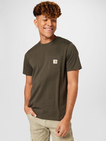 T-Shirt Carhartt WIP en vert : devant