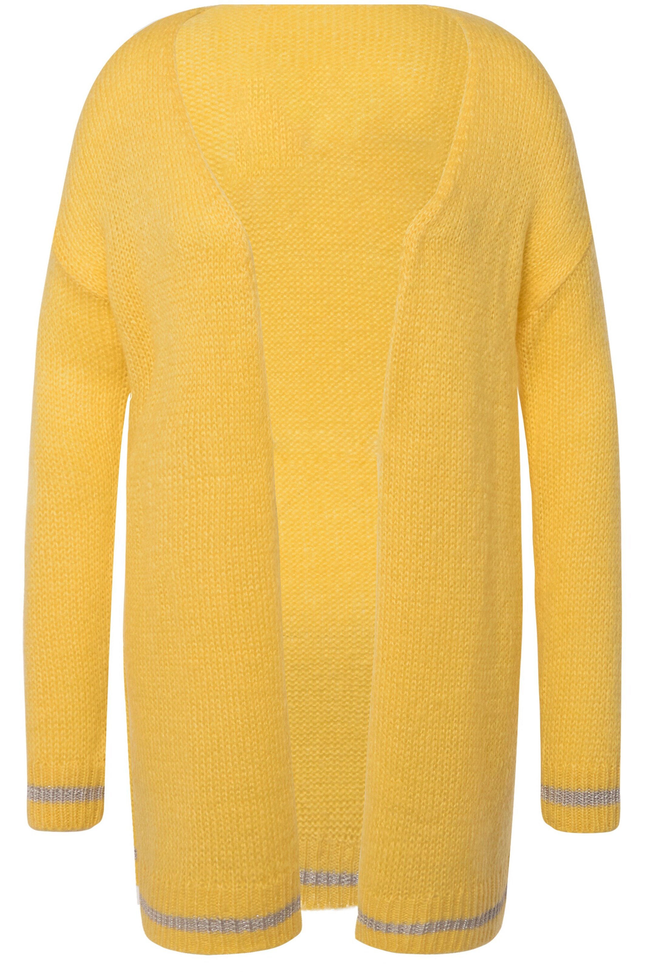 MIAMODA Strickjacke in Gelb: Vorderseite