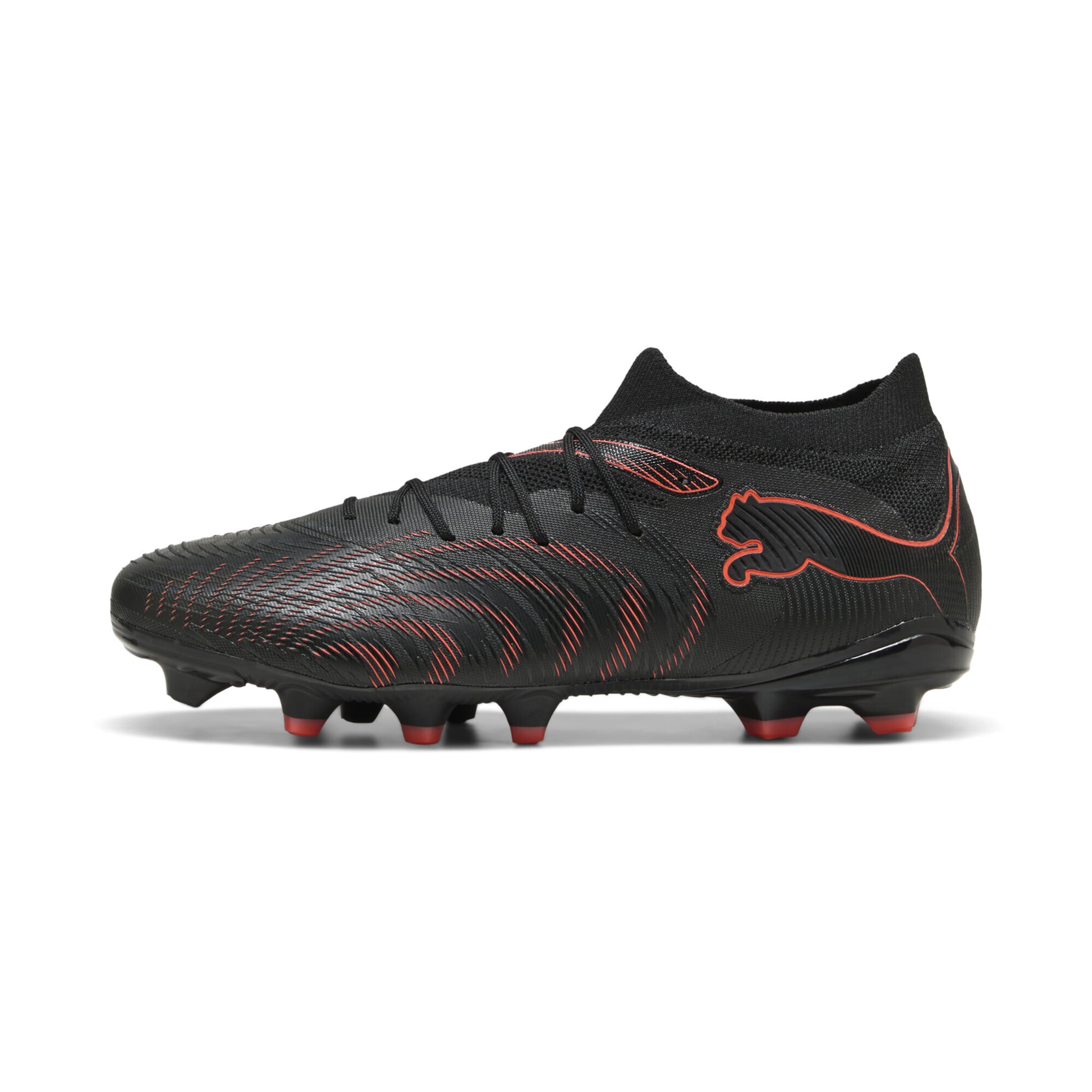 PUMA Soccer shoe 'Future 9 Match' in Black: front