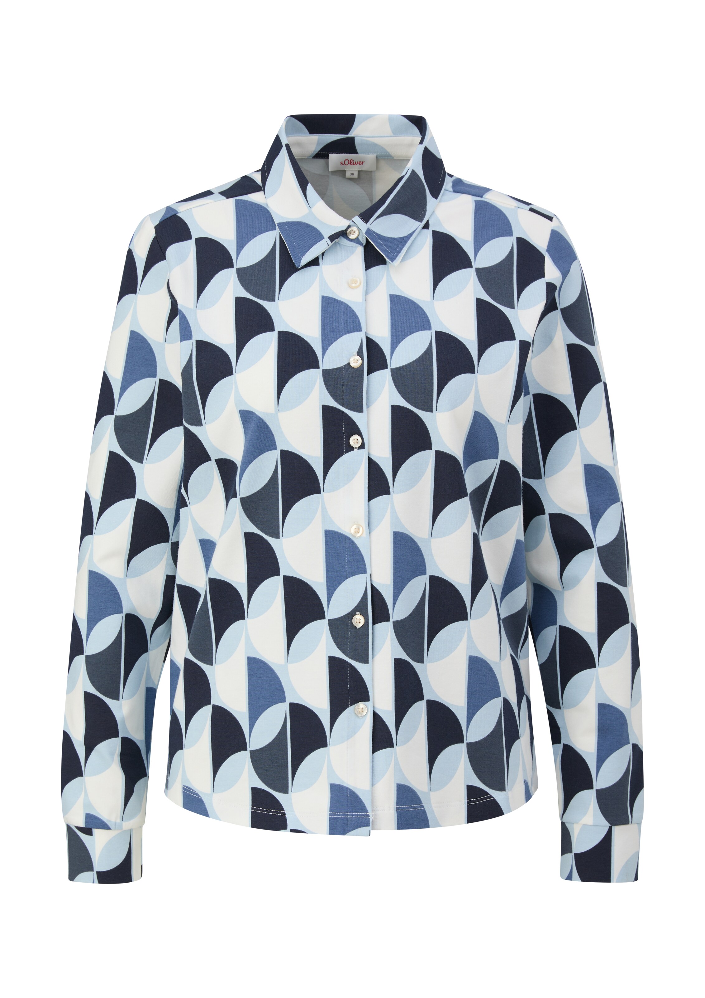 Chemisier s.Oliver en bleu : devant