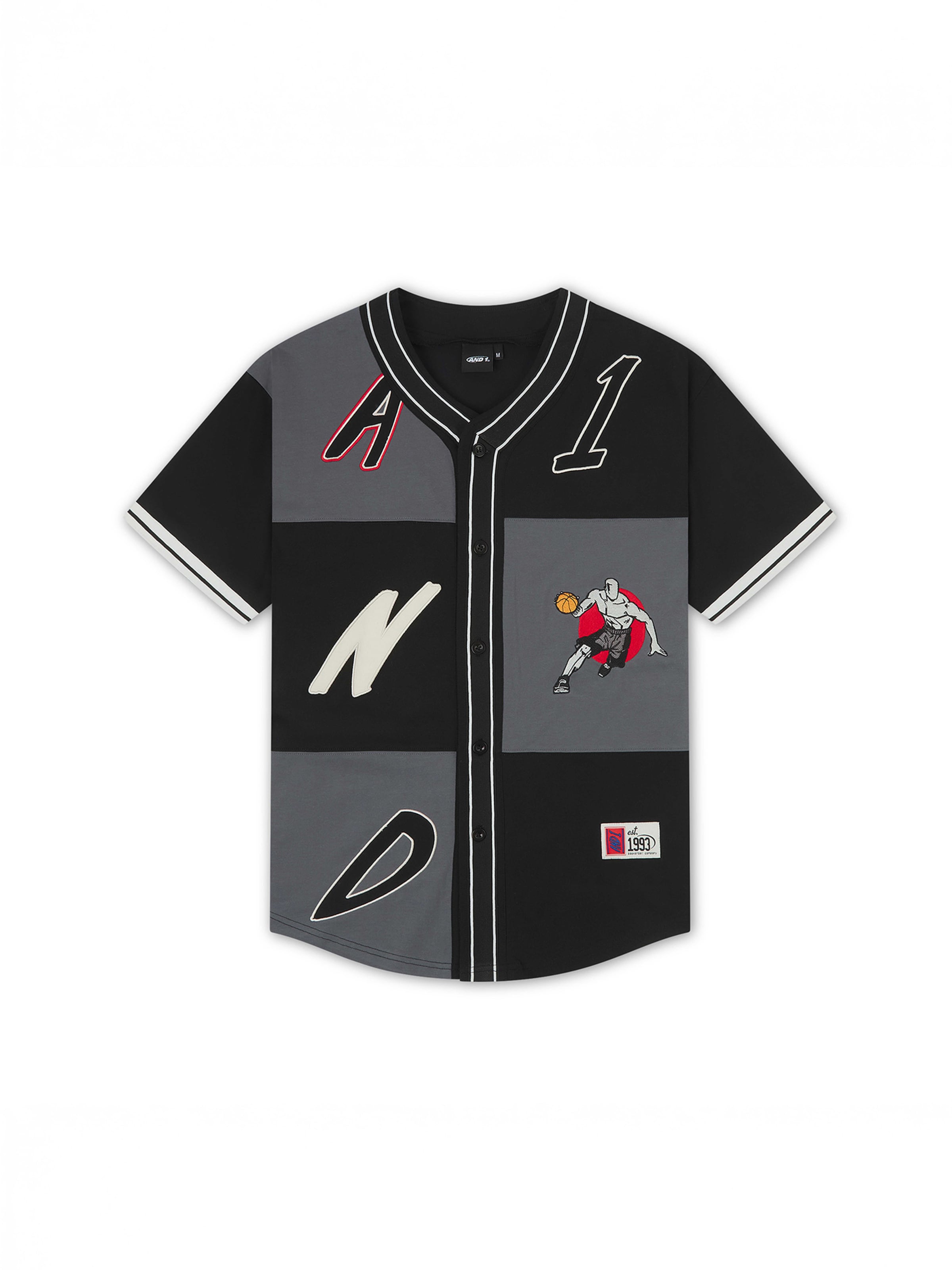 AND1 Comfort Fit Риза в черно: отпред