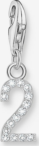 Thomas Sabo Pendant 'Zahl 2' in Silver: front