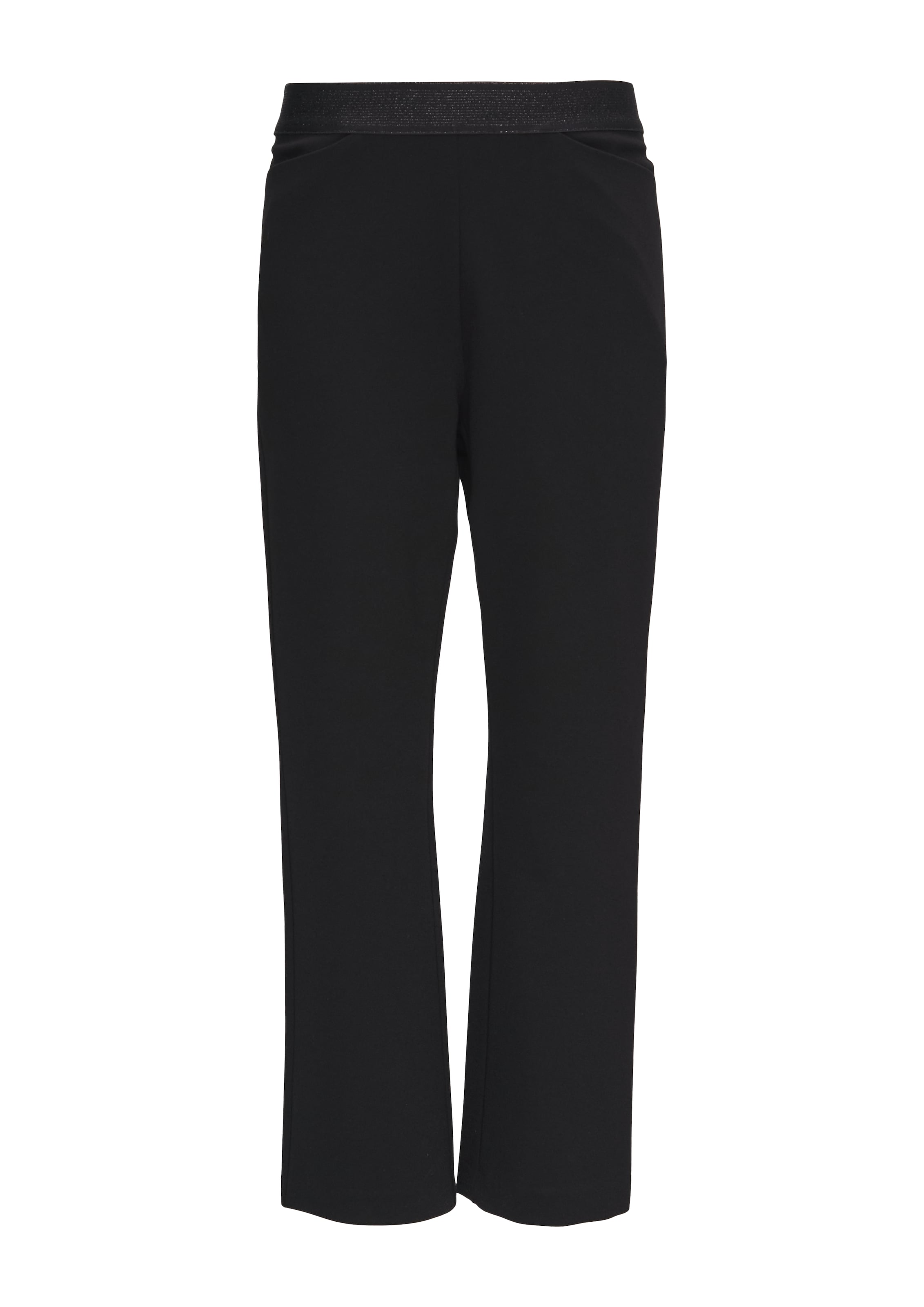 s.Oliver BLACK LABEL Regular Broek in Zwart: voorkant