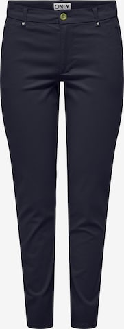 Pantalon chino 'ONLSURA' ONLY en bleu : devant