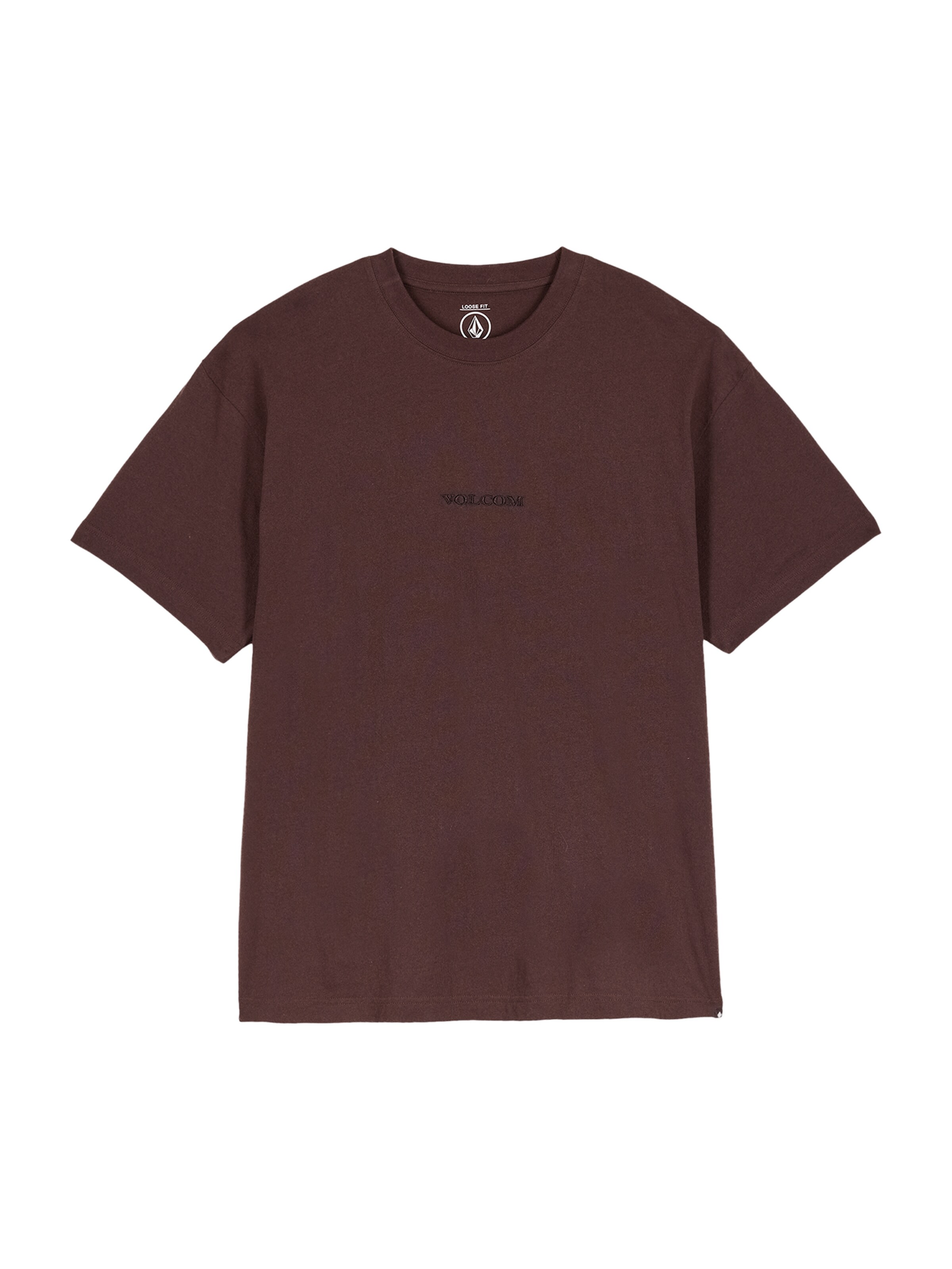 Volcom Shirt 'Stone LSE' in Bruin: voorkant