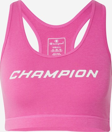 Champion Authentic Athletic Apparel Bustier Sport-BH in Pink: predná strana