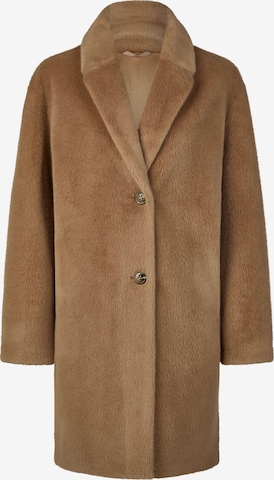 White Label Damenmantel aus kurzem Webpelz in edler Seal-Optik, Länge Gr. 38: ca.90 cm in Braun: Vorderseite