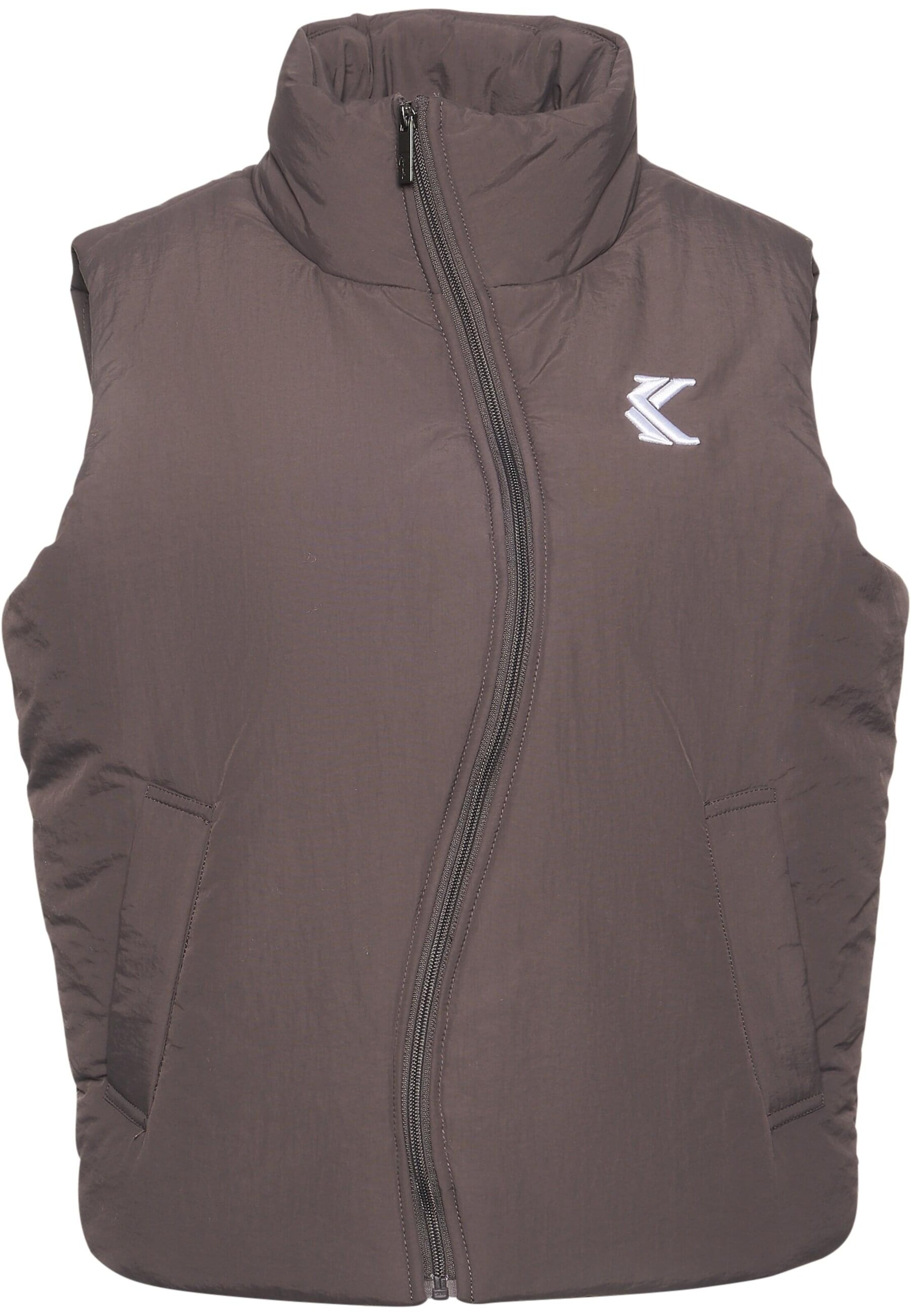 Karl Kani Bodywarmer in Bruin: voorkant