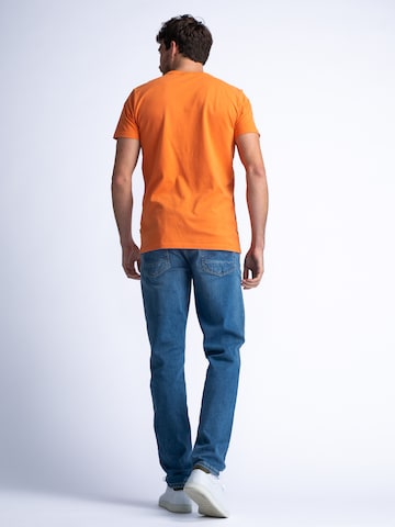 Petrol Industries - Camisa 'Bonfire' em laranja