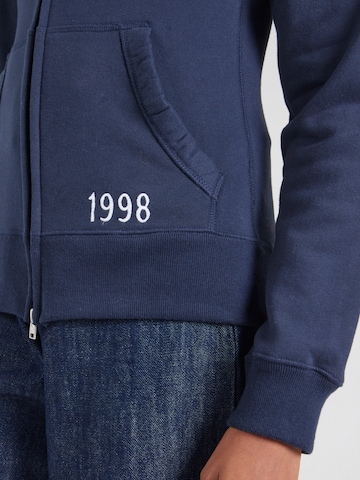 HOLLISTER - Sudadera con cremallera en azul
