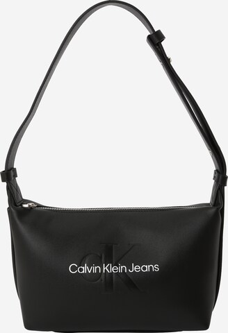 Calvin Klein Jeans Schoudertas in Zwart: voorkant