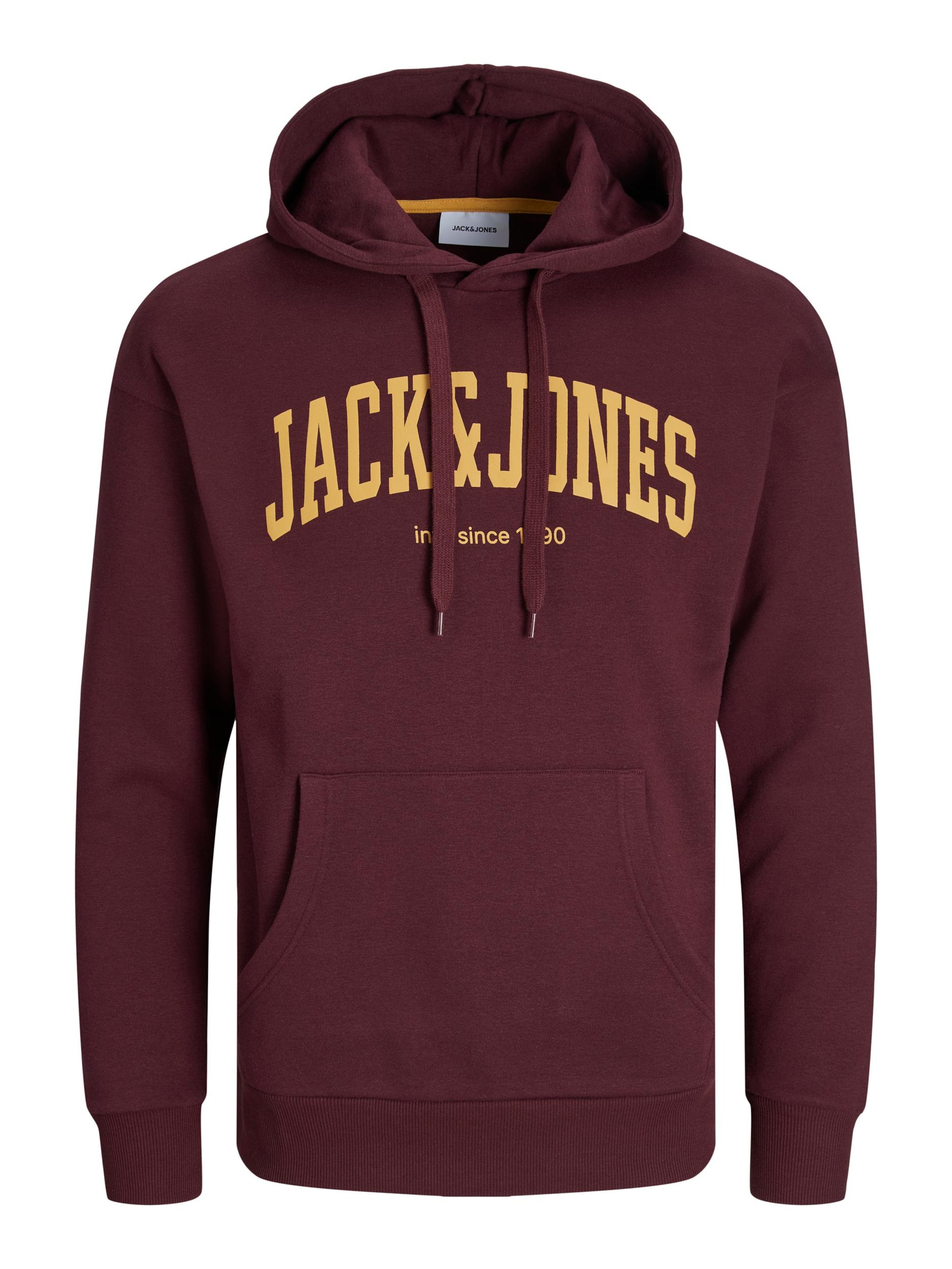 JACK & JONES Sweatshirt 'JJEJosh' in Red: front