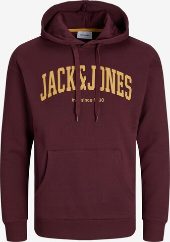 Sweat-shirt 'JOSH' JACK & JONES en rouge : devant