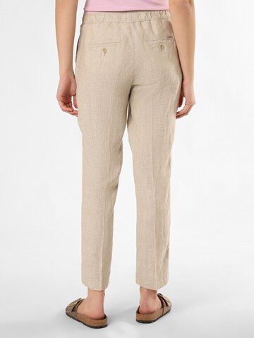 BRAX Slim fit Pleat-front trousers 'Maron' in Beige