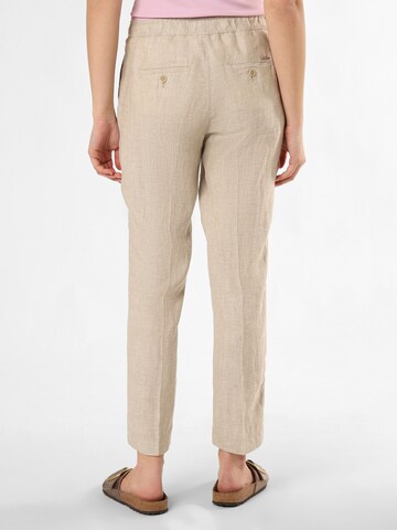 BRAX Slim fit Pleat-Front Pants 'Maron' in Beige